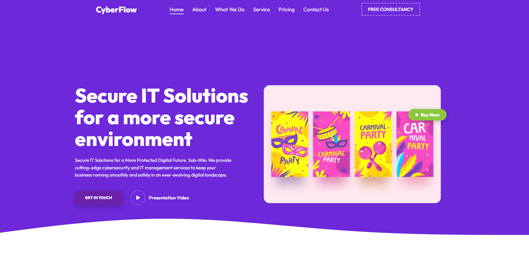 SaaS Page